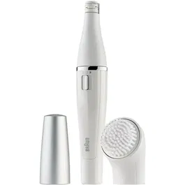 Braun FaceSpa 810 - Épilateur électrique visage avec brosse nettoyante - Épilation précise et nettoyage en profondeur pour une peau radieuse