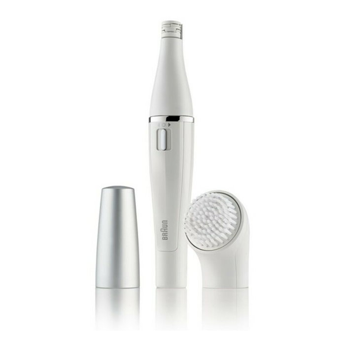 Braun FaceSpa 810 Épilateur et Brosse Nettoyante Visage Blanc