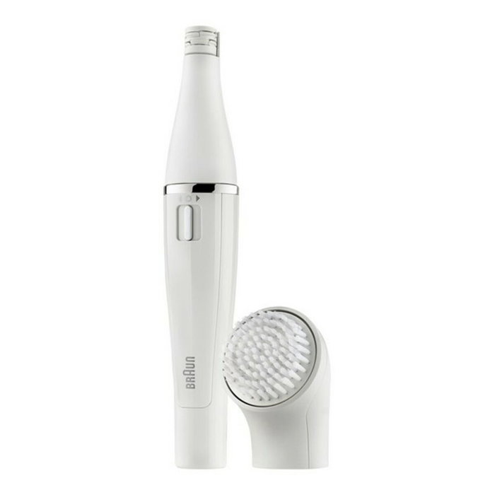Braun FaceSpa 810 Épilateur et Brosse Nettoyante Visage Blanc