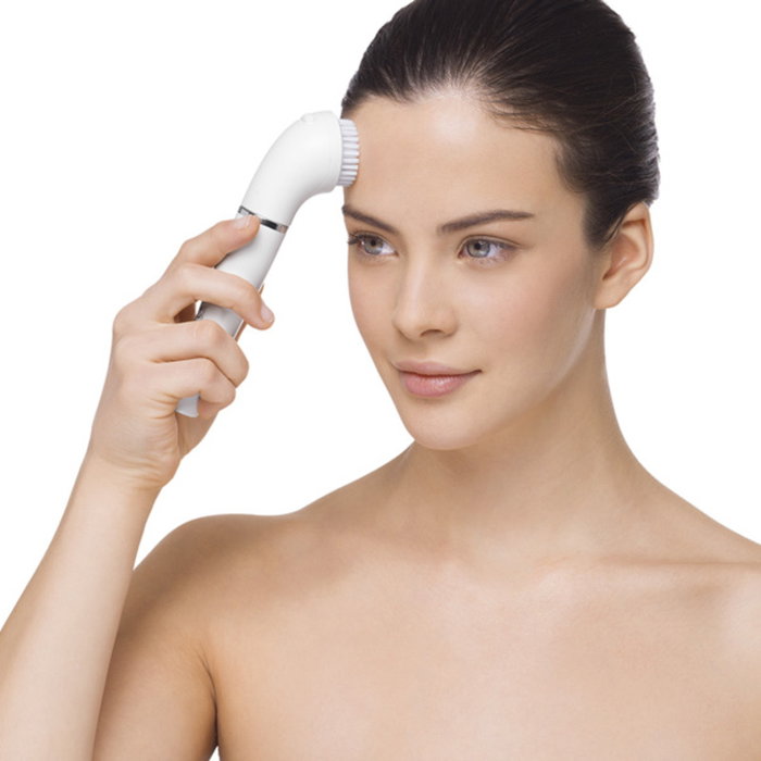 Braun FaceSpa 810 Épilateur et Brosse Nettoyante Visage Blanc