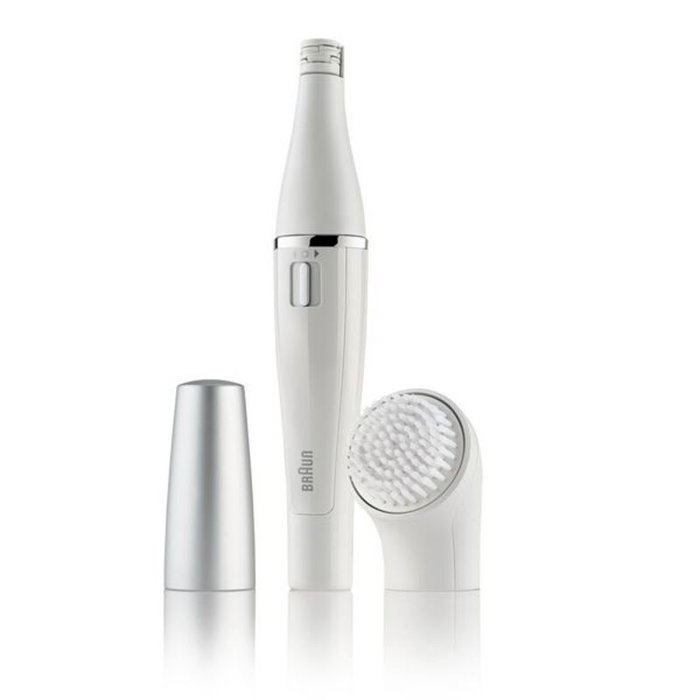 Braun FaceSpa 810 Épilateur et Brosse Nettoyante Visage Blanc