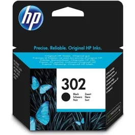 HP F6U66AE Cartouche d'encre noire authentique 302 pour imprimantes DeskJet 2130, 3630 et OfficeJet 3830 - Compatible Instant Ink
