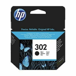 HP 302 Cartouche d'encre noire authentique F6U66AE