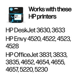 HP 302 - Cartouche d'encre noire authentique - Pour DeskJet 3630, ENVY 4520, OfficeJet 3831 - 170 pages approximatives