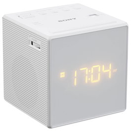 Sony Radio-réveil ICFC1W LED Blanc