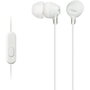 Casques avec Microphone Sony MDR-EX155AP Blanc