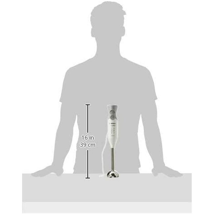 BOSCH MSM66110 Mixeur plongeant 600W Blanc Gris