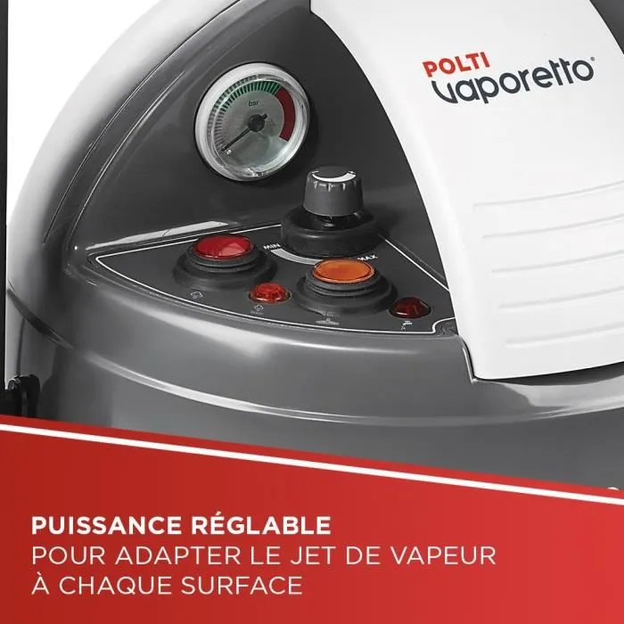 Polti Vaporetto Eco Pro 3.0 - Nettoyeur vapeur - 4.5 bar - 2000W - Réservoir 2L - Livré avec 9 accessoires