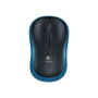 Logitech M185 Souris sans fil, Bleu/Noir