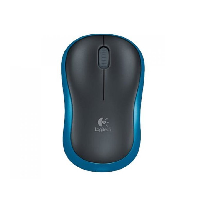 Logitech M185 Souris sans fil, Bleu/Noir