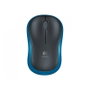 Logitech M185 Souris sans fil, Bleu/Noir