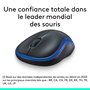Logitech Souris sans fil M185 - Souris USB ambidextre avec récepteur nano et autonomie de batterie jusqu'à 1 an pour PC, Mac, ordinateur portable