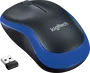Logitech M185 Souris sans fil, Bleu/Noir