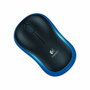 Logitech M185 Souris sans fil, Bleu/Noir