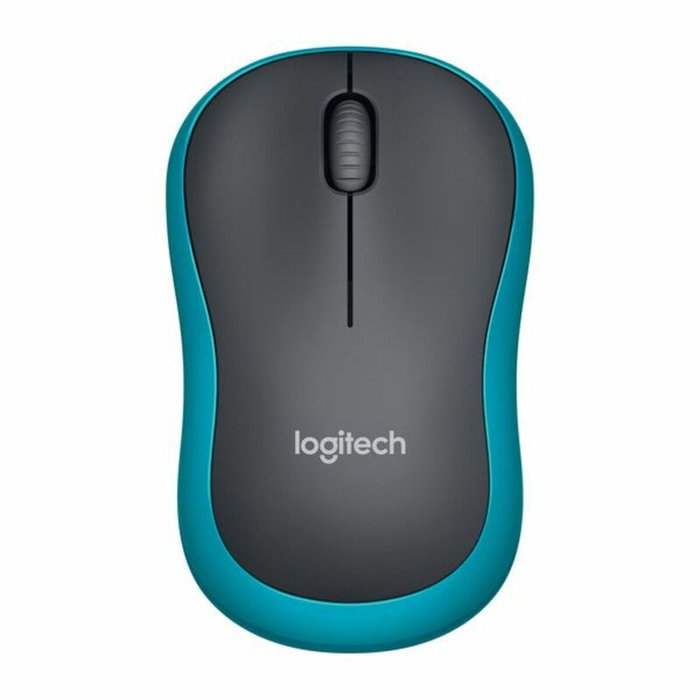 Logitech M185 Souris sans fil, Bleu/Noir