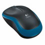 Logitech M185 Souris sans fil, Bleu/Noir