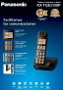 Téléphone Sans Fil Panasonic KX-TGE310SPB Noir Ambre