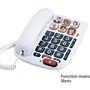 Alcatel TMax 10 Blanc Téléphone Senior avec fil