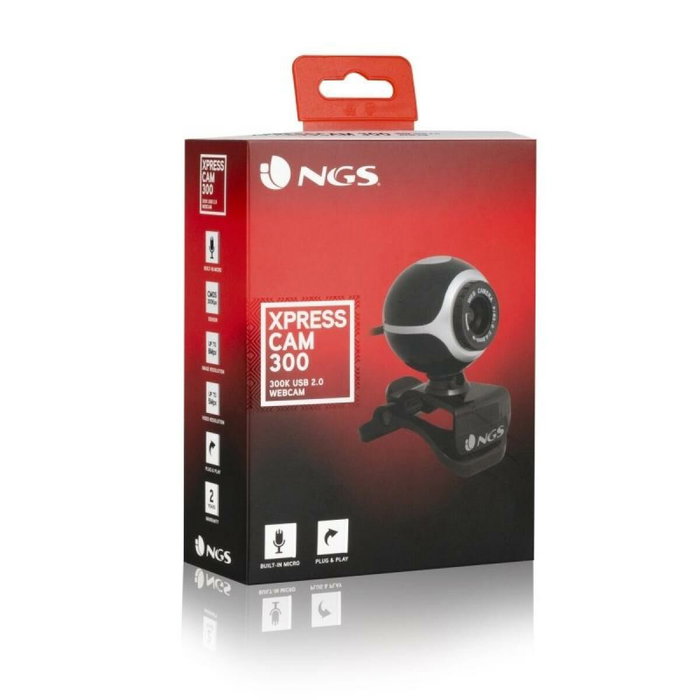 Ngs Xpress Cam 300 Webcam noire avec microphone