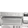 Denver Electronics CRP-618 FM Radio-réveil avec projection à 180º, Noir et Rouge