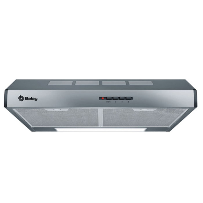 Hotte standard Balay 3BH263MX 60 cm 350 m3/h 72 dB 146W Argenté Acier Hotte standard Balay 3BH263MX 60 cm 350 m3/h 72 dB 146W Argenté Acier
