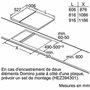 Bosch PIB375FB1E Table de cuisson Domino à induction 2 foyers