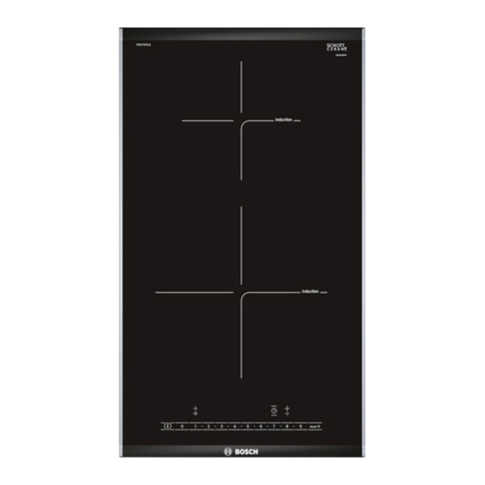 Bosch PIB375FB1E Table de cuisson Domino à induction 2 foyers