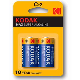 Kodak Pilas Alcalina Max C LR14 1.5V Blister