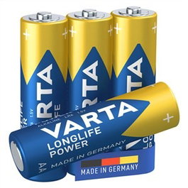 Varta 4906121414 Piles alcalines LR06 AA Longlife Power 4 unités