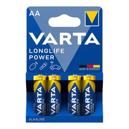 Varta Pile alcaline Longlife Power AA LR06 1.5V 4 pièces