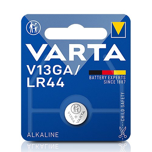 Varta Pile bouton alcaline LR44 / V13GA 1,5 V Varta Pile bouton alcaline LR44 / V13GA 1,5 V