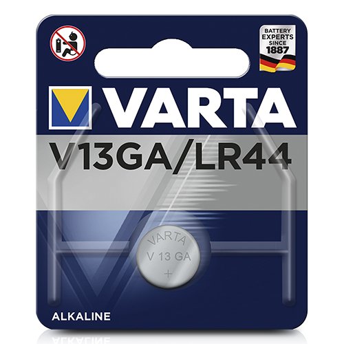 Varta Pile bouton alcaline LR44 / V13GA 1,5 V Varta Pile bouton alcaline LR44 / V13GA 1,5 V