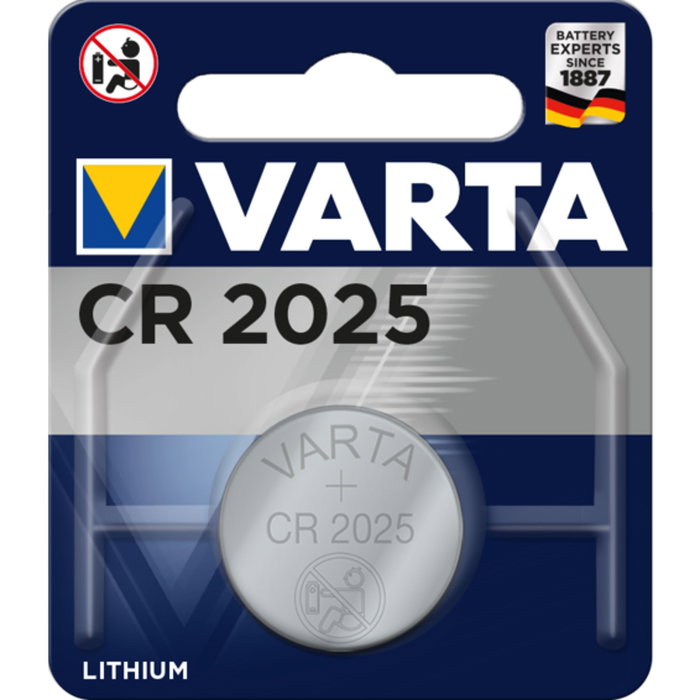Varta CR2025 Pile Bouton Lithium 3 V