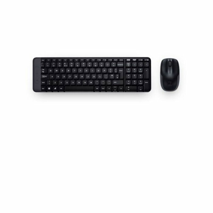 Logitech MK220 Combo Clavier et Souris Sans Fil Noir QWERTY Espagnol