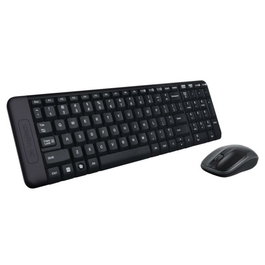 Clavier et souris sans fil Logitech MK220 Noir Espagnol Qwerty