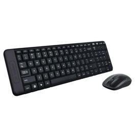 Clavier et souris sans fil Logitech MK220 Noir Espagnol Qwerty