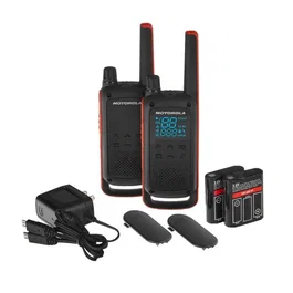 Motorola TLKR T82 Talkie-Walkie 10 km Coque Renforcée IPX2 16 Canaux Autonomie 18h