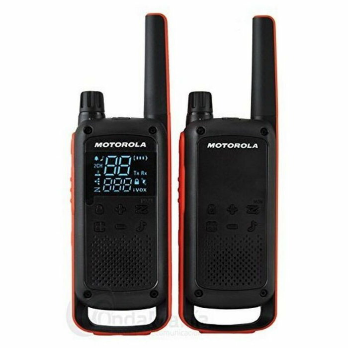 Motorola Talkabout T82 - Pack de 2 Talkie-walkies Noir, Orange et Jaune Motorola Talkabout T82 - Pack de 2 Talkie-walkies Noir, Orange et Jaune