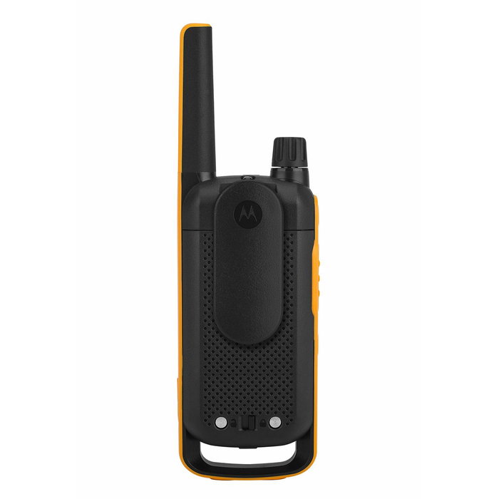 Motorola T82 Extreme Quad Pack de 4 Talkie-walkies Noir, Jaune et Orange