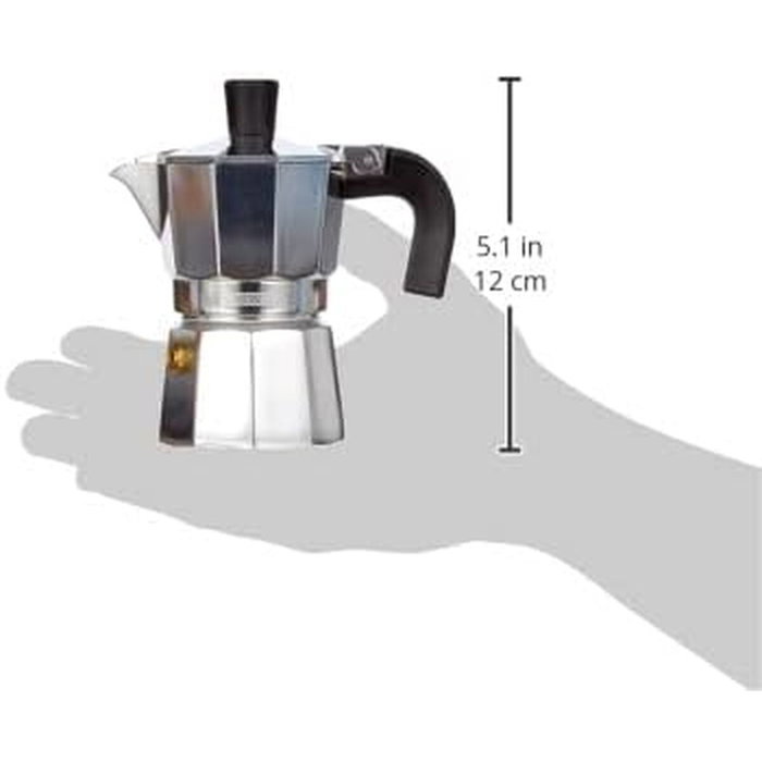 Cafetière Italienne Monix Braisogona_M620001 Argenté 1 Tasse