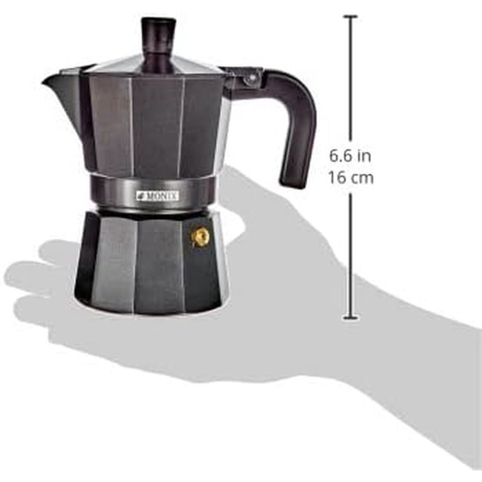 Cafetière Italienne Monix Braisogona_M640003 Noir