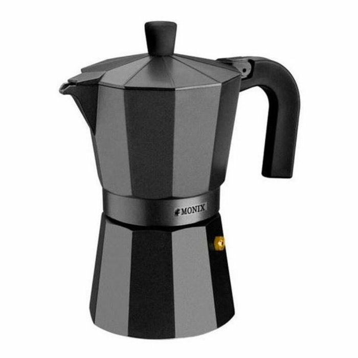 Cafetière Italienne Monix Braisogona_M640009 Noir Aluminium 9 Tasses Cafetière Italienne Monix Braisogona_M640009 Noir Aluminium 9 Tasses