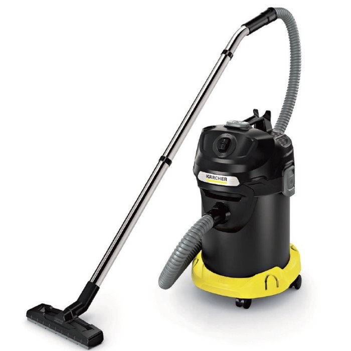 Kärcher AD 4 Premium Aspirateur cendres et poussières, 17 L, 600 W, Jaune et noir