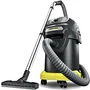 Karcher AD 4 Premium Aspirateur cendres et poussières - Cuve métal 17 L - 600W - Flexible acier et poignée 3 en 1