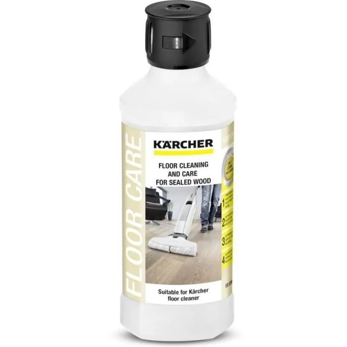 KÄRCHER Nettoyant pour sols en bois 500 ml - Entretien et préservation des surfaces KÄRCHER Nettoyant pour sols en bois 500 ml - Entretien et préservation des surfaces