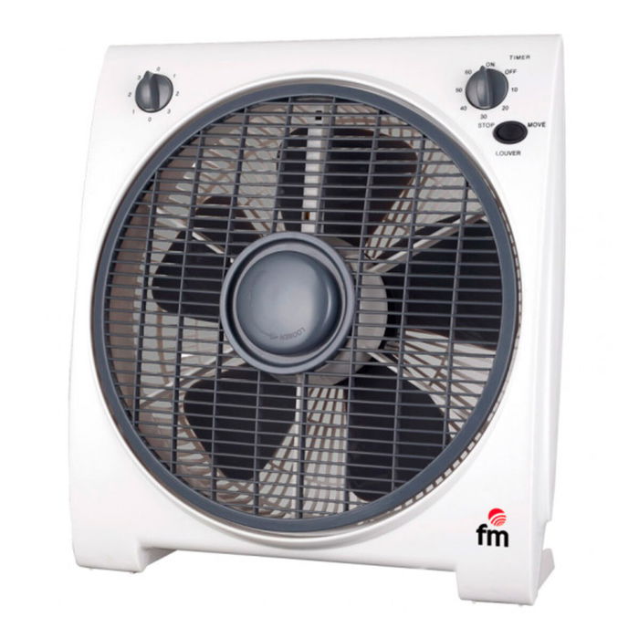 Ventilateur de Sol Grupo FM BF4 8600046608 Blanc 45 W Ventilateur de Sol Grupo FM BF4 8600046608 Blanc 45 W