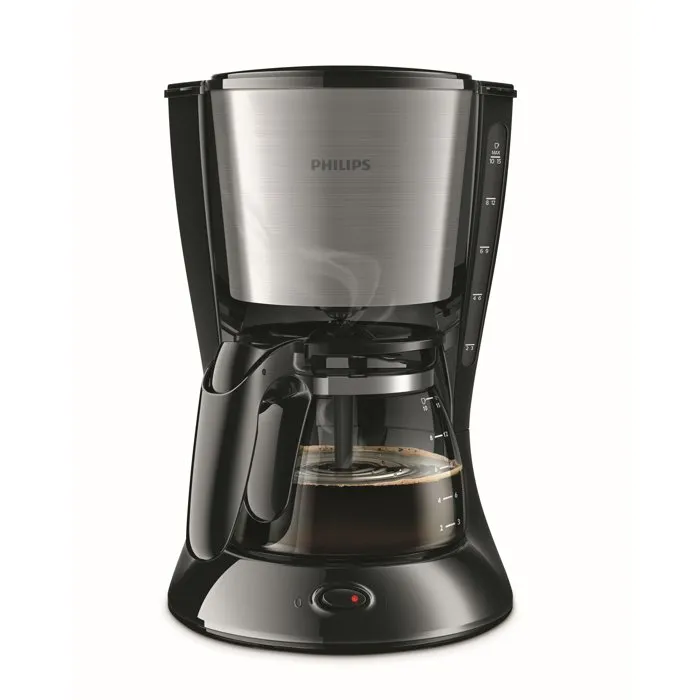 Philips HD7462/20 Cafetière Filtre 1.2L Inox Collection Métal 1000W - Préparez jusqu'à 10 tasses, Maintien au chaud, Anti-goutte, Arrêt automatique Philips HD7462/20 Cafetière Filtre 1.2L Inox Collection Métal 1000W - Préparez jusqu'à 10 tasses, Maintien au chaud, Anti-goutte, Arrêt automatique