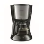 Philips HD7462/20 Cafetière Filtre 1.2L Inox Collection Métal 1000W - Préparez jusqu'à 10 tasses, Maintien au chaud, Anti-goutte, Arrêt automatique