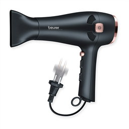Beurer HC-55 - Sèche-cheveux 2000 W professionnel - Fonction ionique et câble rétractable - Pour cheveux soyeux