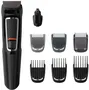 Philips MG3730/15 Series 3000 - Tondeuse Multi 8-en-1 pour Barbe et Cheveux, 11 Hauteurs de Coupe, Sabots Inclus, Autonomie 60 min